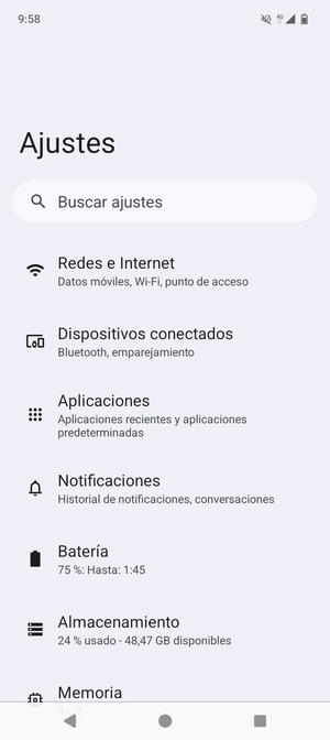 Seleccione Redes e Internet