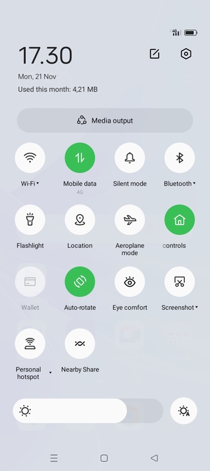 Select Silent mode to change to silent mode