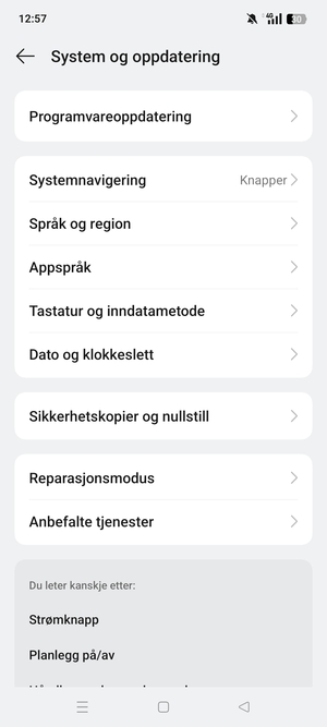 Velg Programvareoppdatering