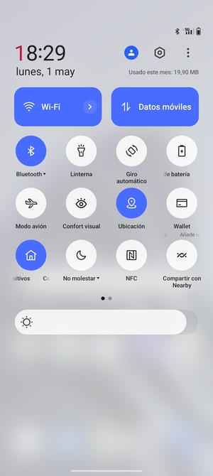 Desactive Wi-Fi y Bluetooth