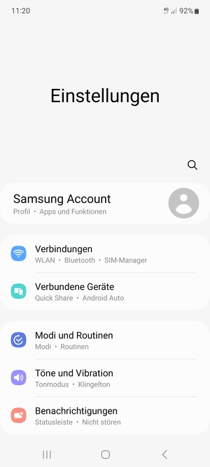 Wählen Sie Verbindungen
