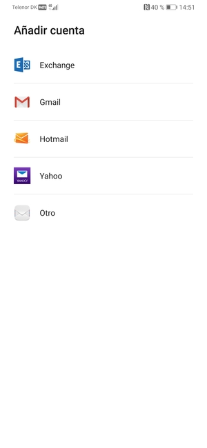 Seleccione Gmail