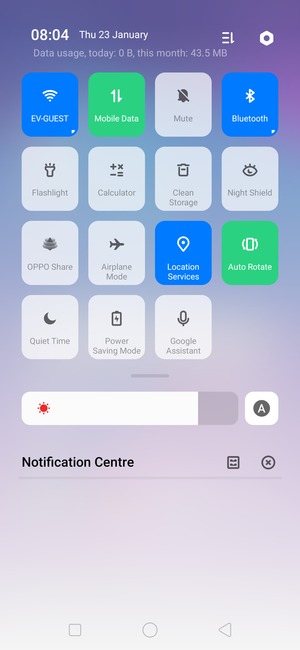 Turn off Wi-Fi and Bluetooth