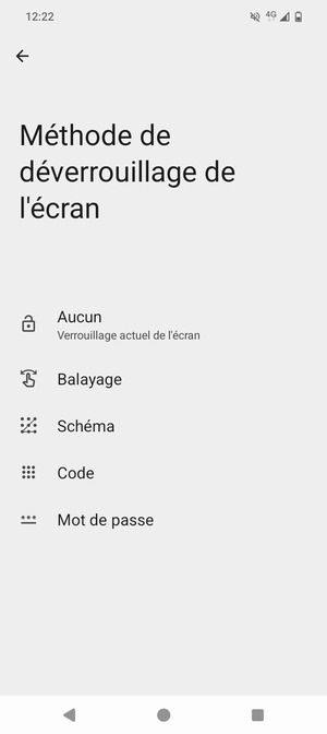 Sélectionnez Schéma