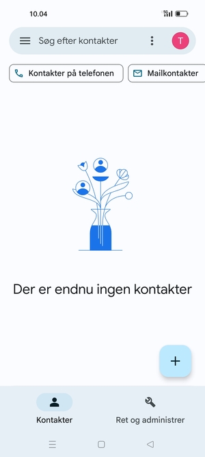 Vælg Ret og administrer