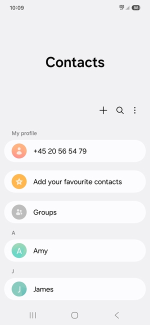 Select the Menu button