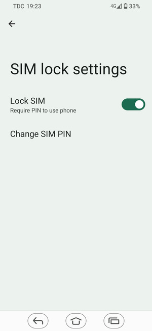 Select Change SIM PIN