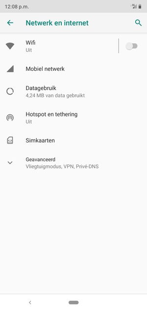 Selecteer Mobiel netwerk