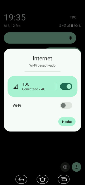 Seleccione Hecho