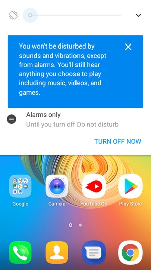 Press once more for silent mode