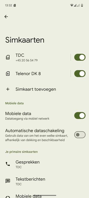 Uw eSIM is nu geactiveerd