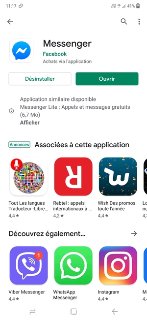Sélectionnez Ouvrir