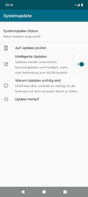 Wählen Sie Auf Updates prüfen