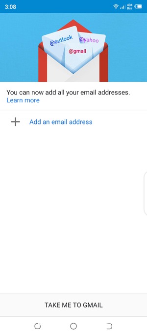 Select Add an email address
