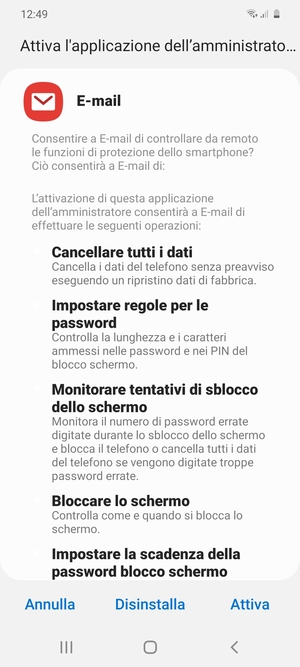 Seleziona Attiva