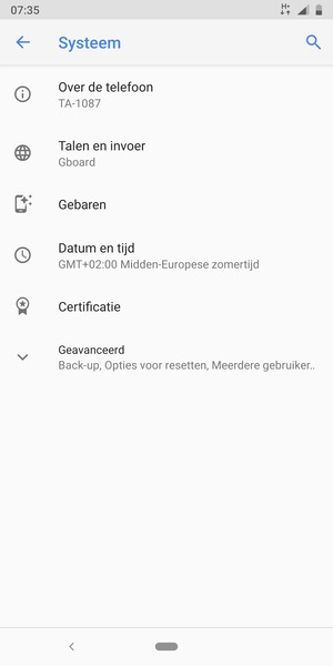 Selecteer Geavanceerd