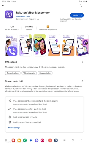 Seleziona Installa