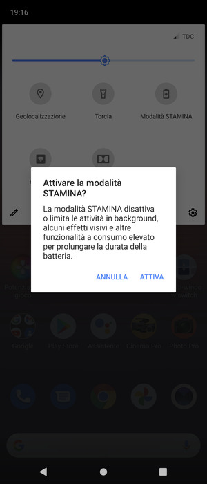 Seleziona ATTIVA