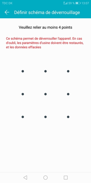 Dessinez un motif de déverrouillage