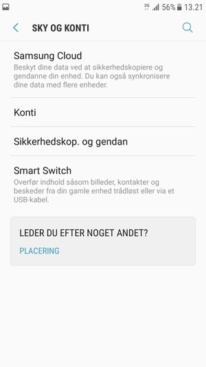 Vælg Konti