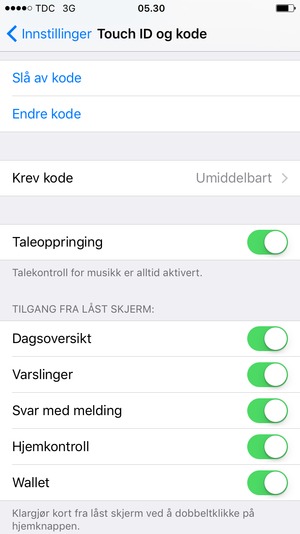 Velg Endre kode