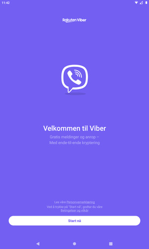 Applikasjonen er klar til bruk