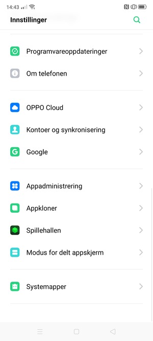 Bla til og velg Programvareoppdateringer