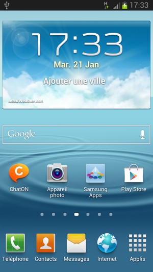 Sélectionnez Téléphone