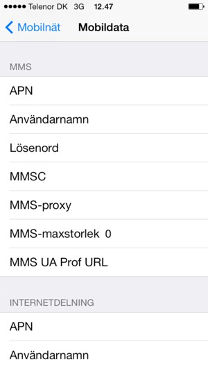 Ange MMS-information