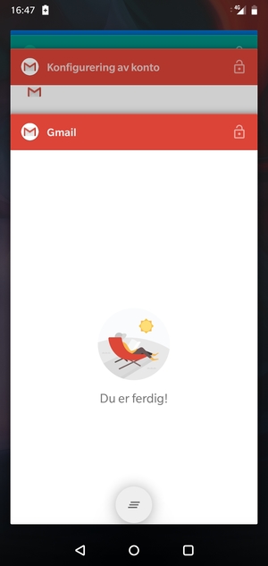 Velg sletteikonet for å lukke alle programmer som kjører