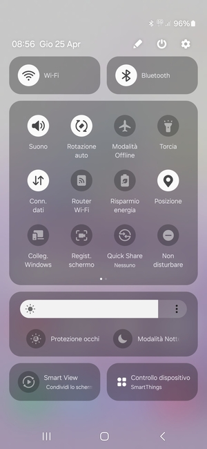 Disattiva Wi-Fi e Bluetooth