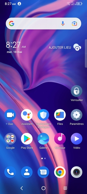 Sélectionnez Play Store