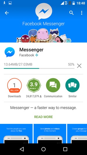 Wait for the installation process to finish