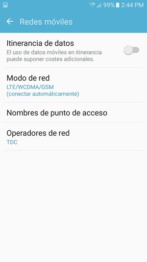 Seleccione Nombres de punto de acceso