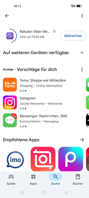 Warten Sie, bis der Installationsprozess  beendet ist