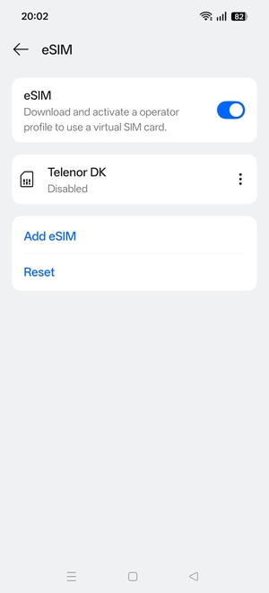 Select the Menu button