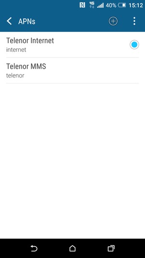 Select the Menu button
