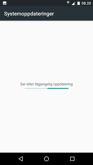 Vent til søket er ferdig