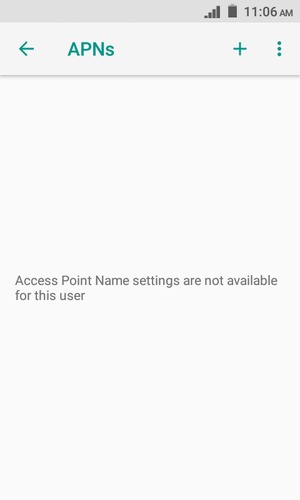 Select New APN