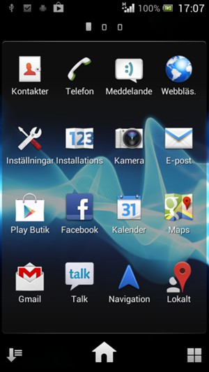 Välj Inställningar