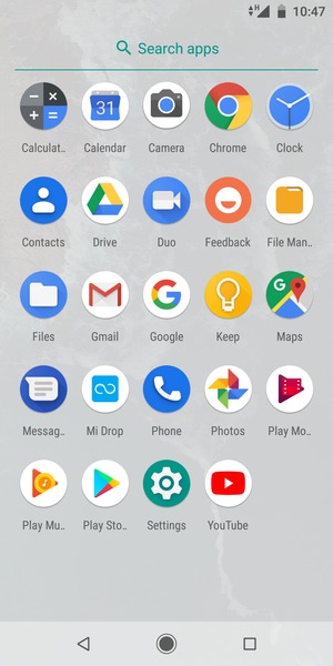 Select Settings