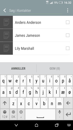 Vælg Menu-knappen
