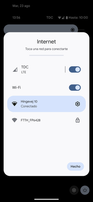 Desactive Wi-Fi