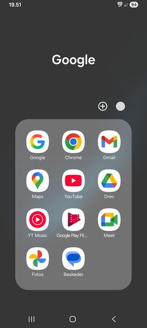 Vælg Gmail