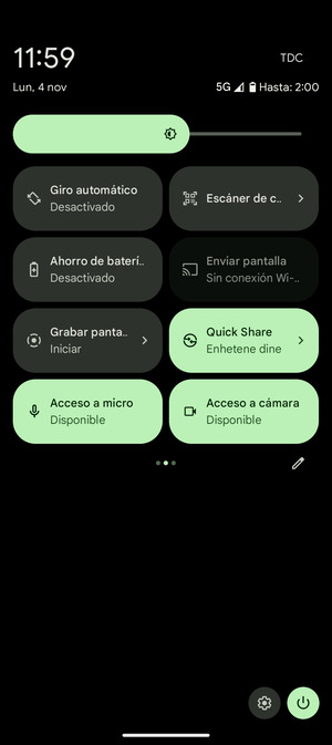 Seleccione Ahorro de batería