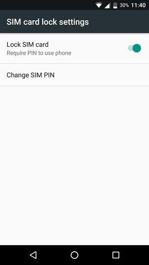 Select Change SIM PIN