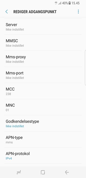 Vælg Menu-knappen