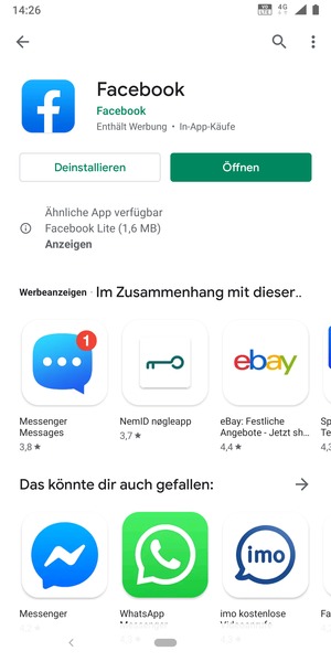 Wählen Sie Öffnen