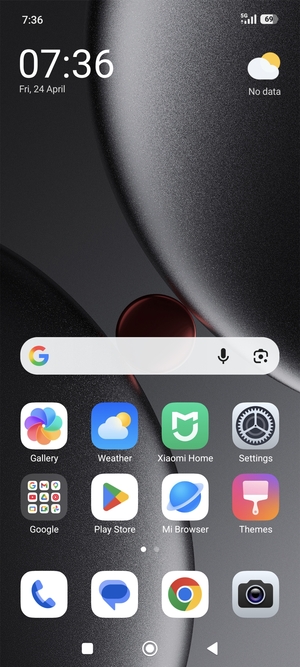 Select Settings