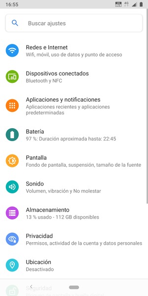 Seleccione Redes e Internet